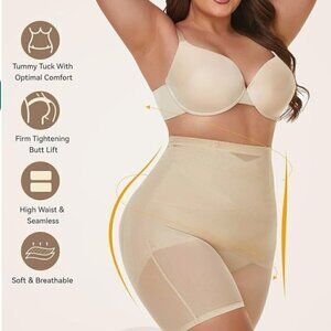 TUMMY CONTROL BUTT LIFTER SHAPEWEAR SHORTS (Runs small)